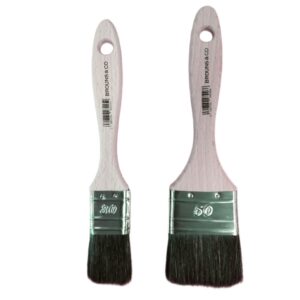 Flat ox ear hair brush