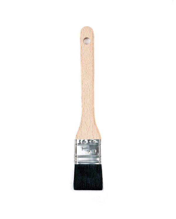 Flat ox ear hair brush
