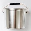 Empty metal paint tins with lid
